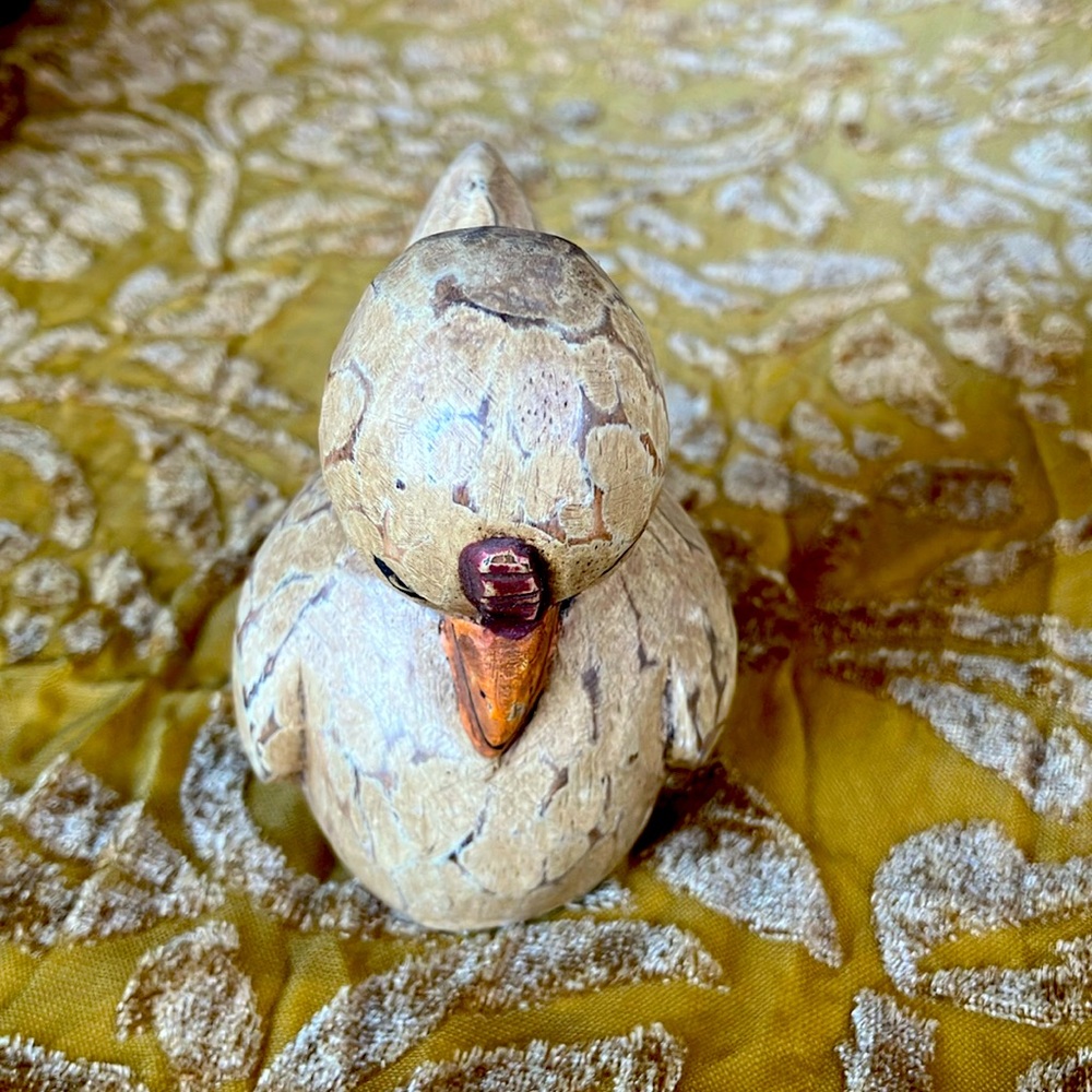 Wooden Duck Figurine